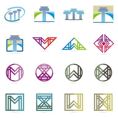 Tasarım Logo öğe kümesi