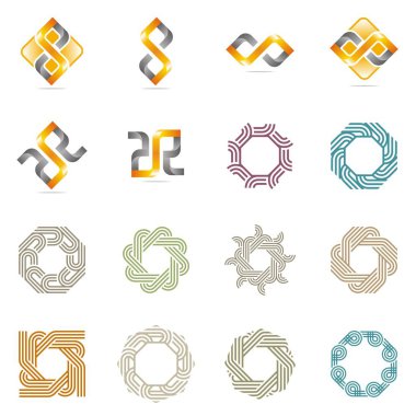 Tasarım Logo öğe kümesi