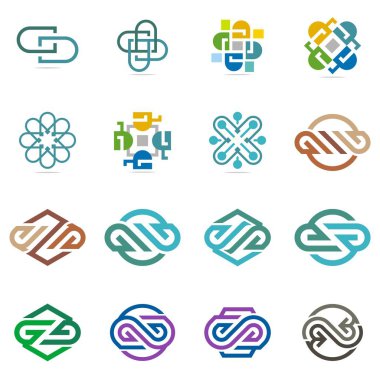 Tasarım Logo öğe kümesi