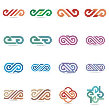 Tasarım Logo öğe kümesi