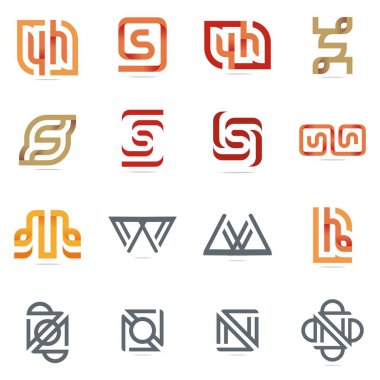 Tasarım Logo öğe kümesi