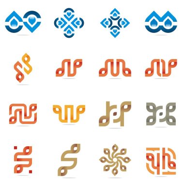 Tasarım Logo öğe kümesi