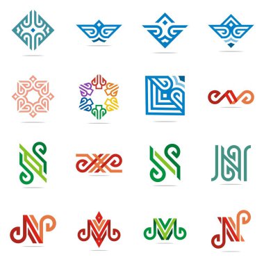 Tasarım Logo öğe kümesi