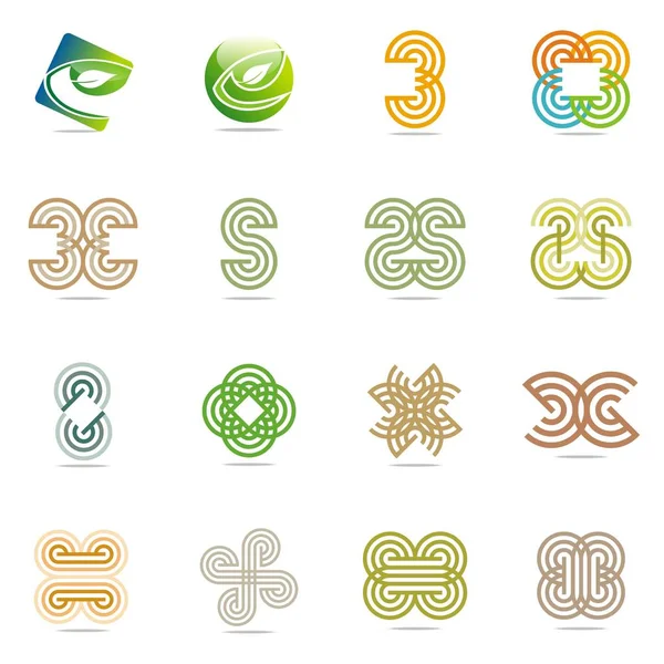 Tasarım Logo öğe kümesi