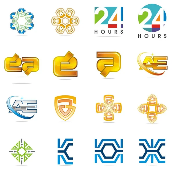 Tasarım Logo öğe kümesi