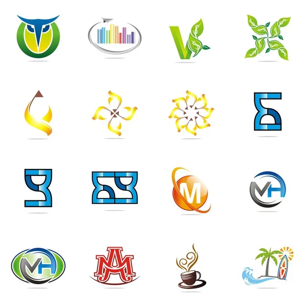 Design Logo Element Set — Stock Vector