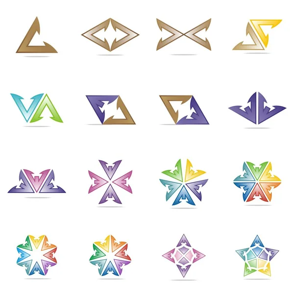 Element van het Logo van de ontwerpset — Stockvector