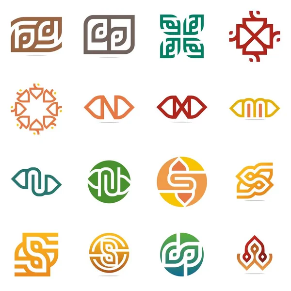 Diseño Logotipo Elemento conjunto — Archivo Imágenes Vectoriales