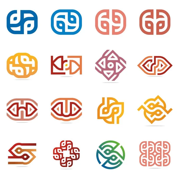 Tasarım Logo öğe kümesi