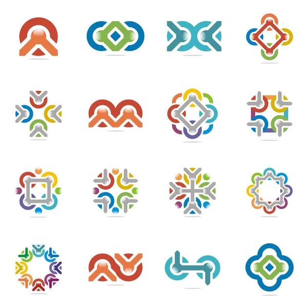 Tasarım Logo öğe kümesi