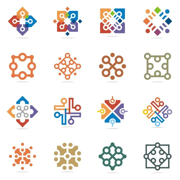 Diseño Logotipo Elemento conjunto — Archivo Imágenes Vectoriales
