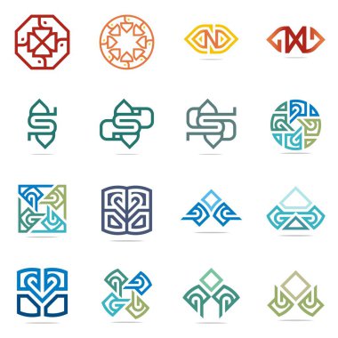 Tasarım Logo öğe kümesi