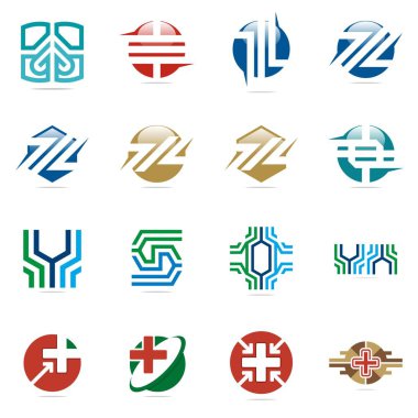 Tasarım Logo öğe kümesi