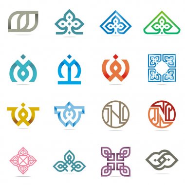 Tasarım Logo öğe kümesi