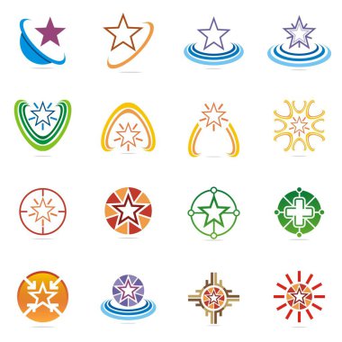 Tasarım Logo öğe kümesi