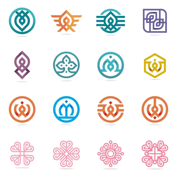 Tasarım Logo öğe kümesi