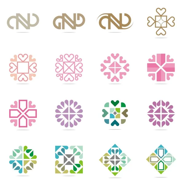 Tasarım Logo öğe kümesi