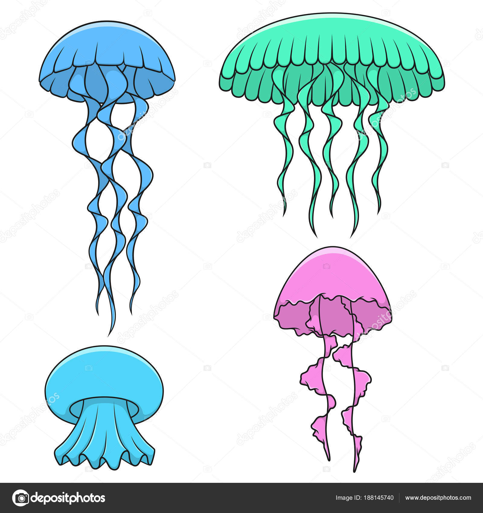 すべての動物の画像 綺麗なクラゲ イラスト
