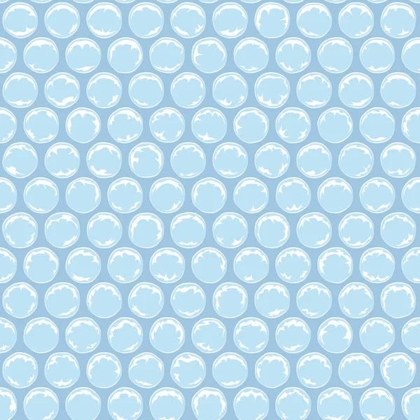 Plastik baloncuklu kusursuz desen, ambalaj köpüğü ambalajı. Renkli vektör arkaplanı.
