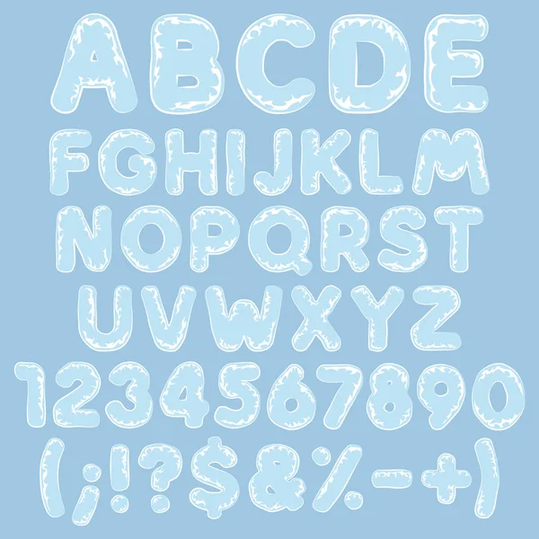 Αλφάβητο Γράμματα Αριθμοί Και Πινακίδες Από Πλαστικό Πολυαιθυλένιο Σελοφάν Σύνολο — Διανυσματικό Αρχείο