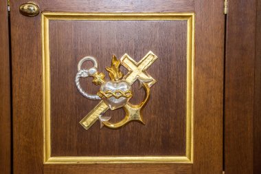 Roma Katolik Kilisesi 'nin Katedrali, Odessa City, Ukrayna, 25 Şubat 2020, Catherine Caddesi. Bir gazetecinin fotoğrafı.