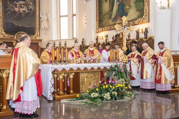 Change Bishops Held Cathedral Roman Catholic Church Odessa City Ukraine — Stock Photo, Image