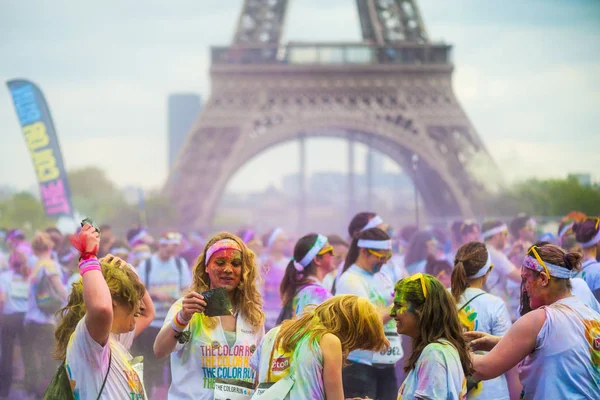 Renk çalıştırmak Paris — Stok fotoğraf