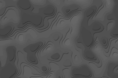 Abstract grey color background with paper cutout 3D style