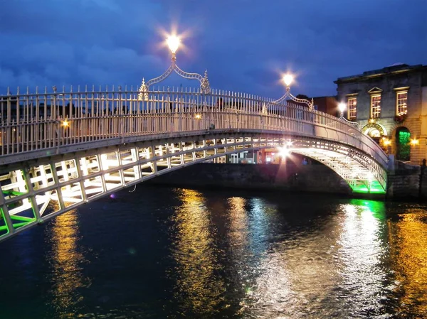 Dublin City Night — Zdjęcie stockowe