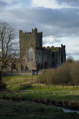 an abbey in Ireland clipart