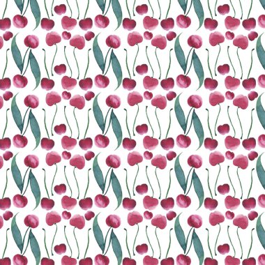 parlak kiraz seamless modeli 