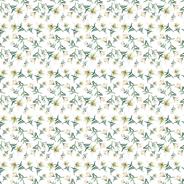 Nazik zarif güzel seamless modeli bej beyaz toz nilüfer suluboya el eskiz