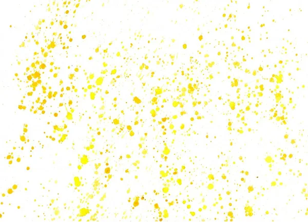 밝은 추상 그래픽 아름 다운 레몬 노란색 카드뮴 밝아진 고 수채화 손 그림의 — 스톡 사진