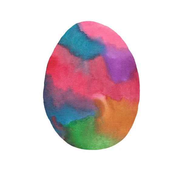 Colorido gráfico abstracto hermoso hermoso huevo de Pascua acuarela mano boceto — Foto de Stock