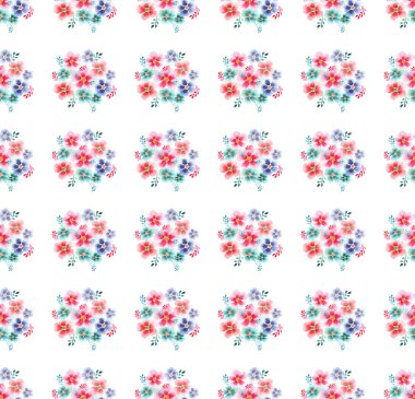 Güzel bahar sofistike ihale güzel yumuşak çiçek bitkisel sanatsal muhteşem renkli ebegümeci desen suluboya el kroki