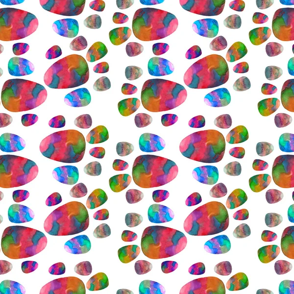 Bunte helle anspruchsvolle wunderschöne anspruchsvolle abstrakte Grafik schöne Farbe wie ein Kind Ostereier Muster Aquarell Handillustration — Stockfoto