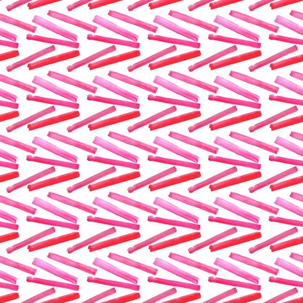 Streszczenie wyrafinowane Znakomity przepiękny elegancki graficzny piękny czerwony różowy crimson magenta ukośne linie wzoru dłoń akwarela, ilustracja — Zdjęcie stockowe