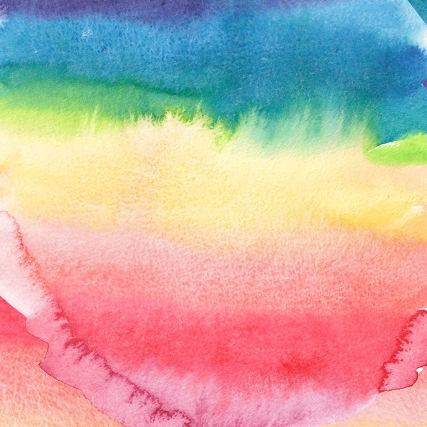 Abstracte verfijnde prachtige prachtige elegante grafische mooie kleurrijke regenboog patroon aquarel hand illustratie — Stockfoto