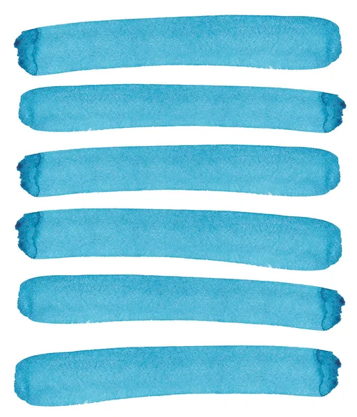 Φωτεινό αφηρημένη πανέμορφο πανέμορφο κομψό γραφικών καλλιτεχνική μπλε οριζόντιες γραμμές μοτίβο υφής Υδατογραφία χέρι εικόνα. Ιδανική λύση για υφάσματα, ταπετσαρίες — Φωτογραφία Αρχείου