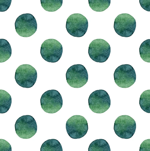 Abstrato belo concurso artístico maravilhoso transparente verde brilhante círculos padrão aquarela mão ilustração. Perfeito para saudação e cartão de aniversário, convite, papéis de parede, design têxtil — Fotografia de Stock