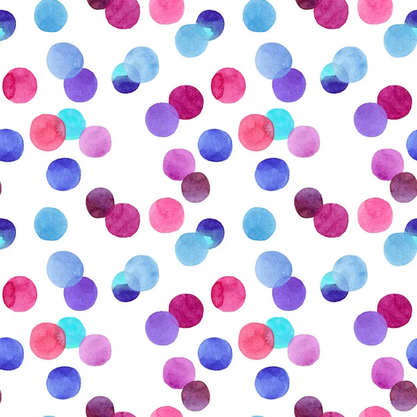 Soyut güzel şirin güzel sanatsal ihale harika şeffaf parlak kırmızı, pembe, kırmızı, mor, mor, mavi, çivit daireler suluboya el illüstrasyon model