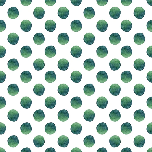 抽象美丽艺术投标精彩透明亮绿色圆圈图案水彩手图。完美的贺卡和生日卡、 邀请、 壁纸、 纺织设计 — 图库照片