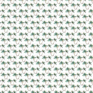 Güzel parlak sevimli yeşil tropikal güzel harika hawaii çiçek bitkisel yaz desen bir palmiye ağaçları suluboya el kroki. Tebrik kartı için mükemmel, tekstil, duvar kağıtları, kağıt ambalaj