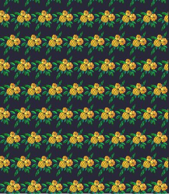 Güzel parlak renkli lezzetli lezzetli lezzetli olgun sulu güzel turuncu yaz Sonbahar tatlı dilimlerini portakal ve mandalina desen vektör çizim. Tekstil, duvar kağıtları, kartları için mükemmel