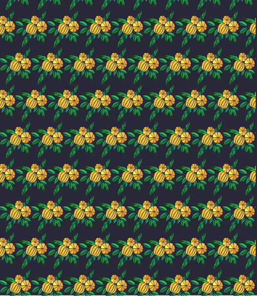 Güzel parlak renkli lezzetli lezzetli lezzetli olgun sulu güzel turuncu yaz Sonbahar tatlı dilimlerini portakal ve mandalina desen vektör çizim. Tekstil, duvar kağıtları, kartları için mükemmel