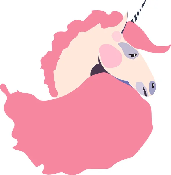 Hada linda encantadora brillante mágico colorido unicornio vector ilustración. Perfecto para felicitación y tarjeta de cumpleaños, boda, invitación, diseño textil — Archivo Imágenes Vectoriales