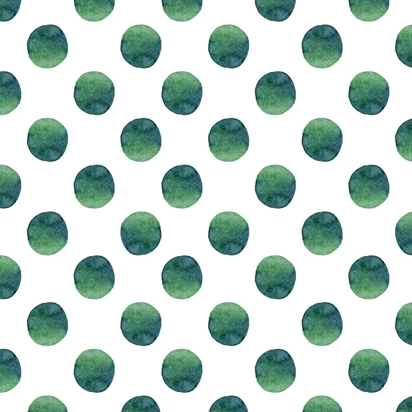 Abstracte mooie artistieke tedere prachtige transparant helder groene cirkels patroon aquarel hand illustratie. Perfect voor de kaart van de groet en verjaardag, uitnodiging, wallpapers, textielontwerp — Stockfoto