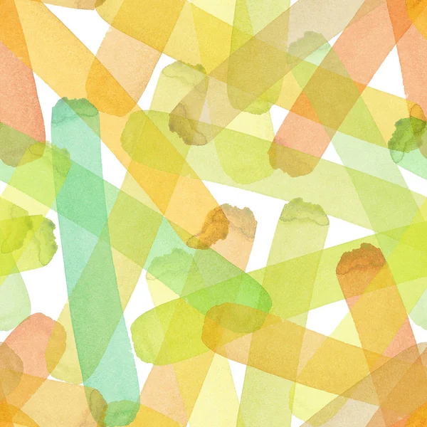 Parlak soyut güzel şeffaf şık grafik sanatsal suluboya el illüstrasyon sonbahar sarı, turuncu, yeşil, bitkisel, hafif kahverengi çizgiler desen doku. Tekstil, duvar kağıtları için mükemmel