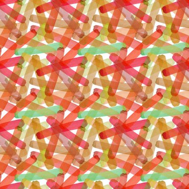 Parlak soyut güzel şeffaf şık grafik sanatsal suluboya el kroki sonbahar sarı, turuncu, yeşil, kırmızı, açık kahverengi çizgiler desen doku. Tekstil, duvar kağıtları için mükemmel