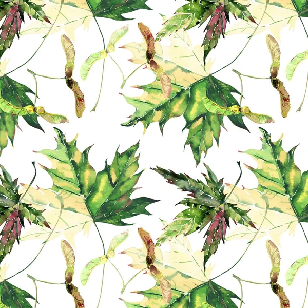 Hermoso gráfico brillante tierno herbario floral otoño verde y y —  Fotos de Stock